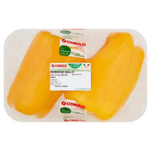 Percorso Qualità Peperoni Quadrati Gialli Italia cal. 70/90 0,600 kg-image