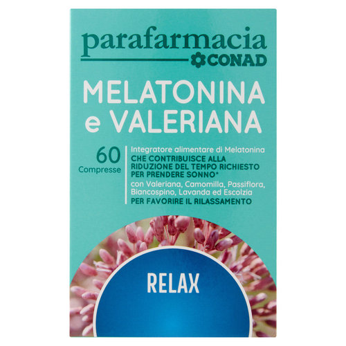 Parafarmacia Melatonina e Valeriana 60 Compresse 24,6 g-image