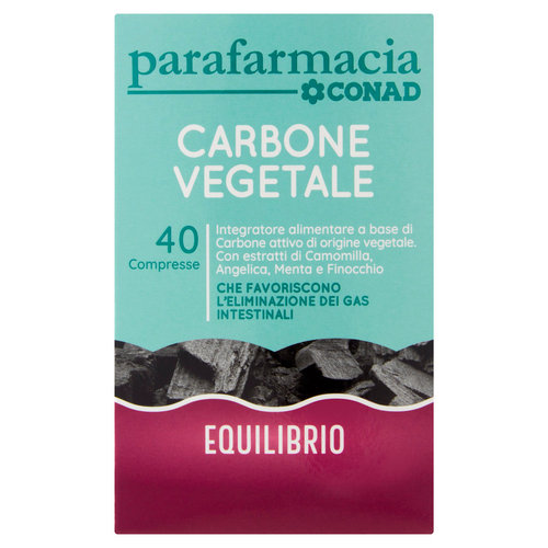 Parafarmacia Carbone Vegetale 40 Compresse 22 g-image