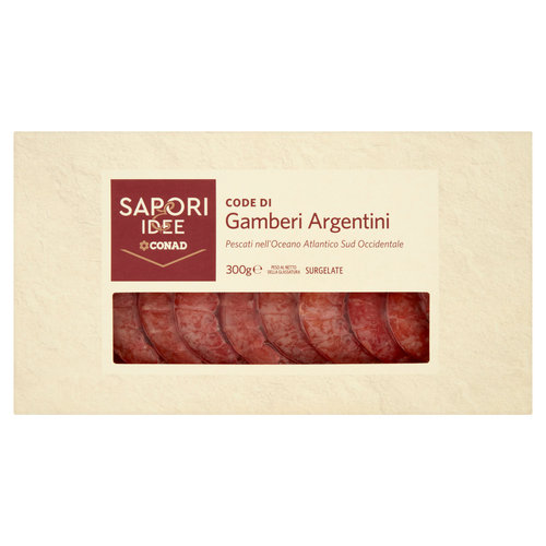 SAPORI & IDEE  Code di Gamberi Argentini Surgelate 300 g-image